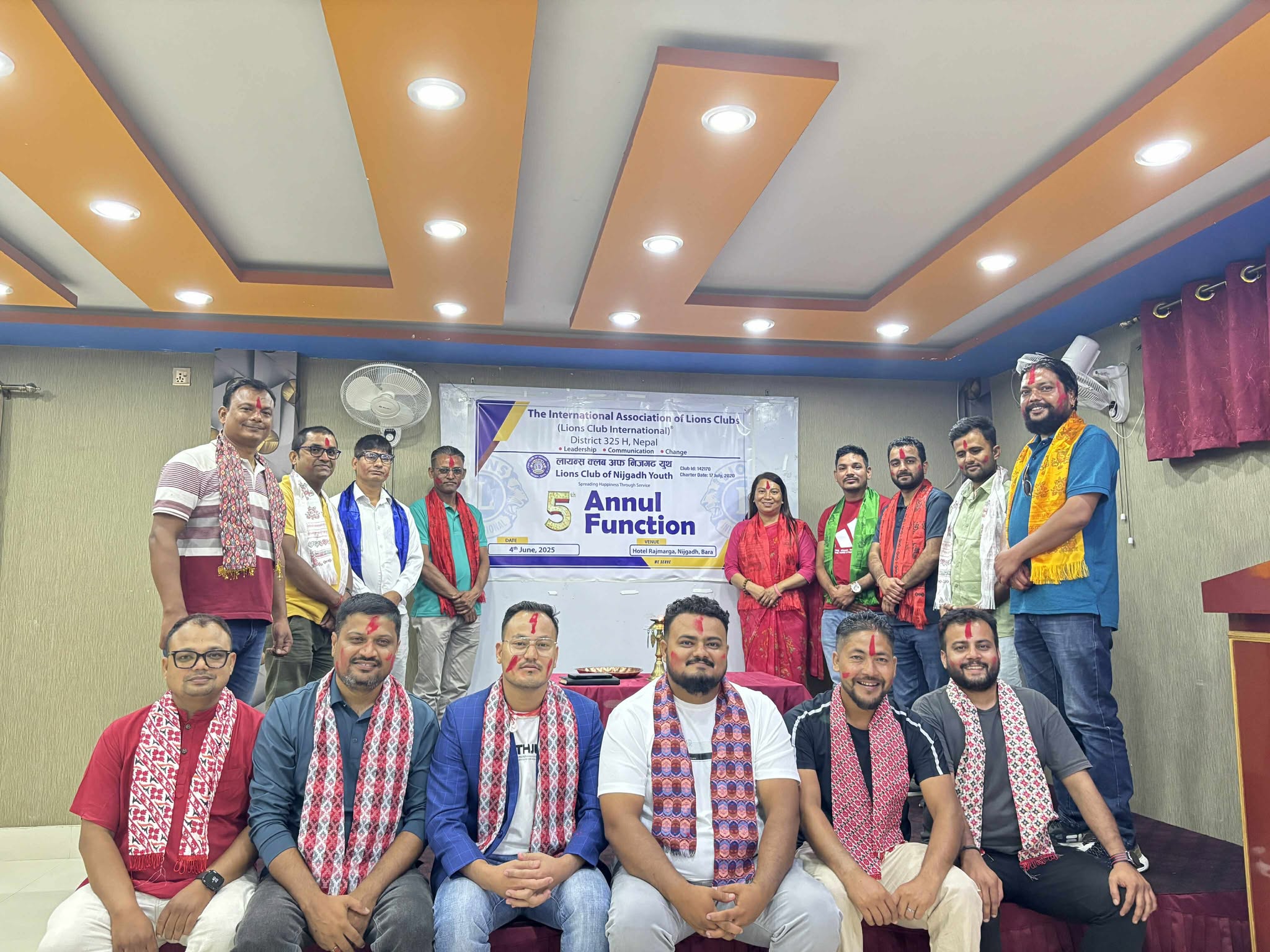 विपद् पीडितका लागि लायन्स क्लब अफ निजगढ युथले दियो ४७ हजार