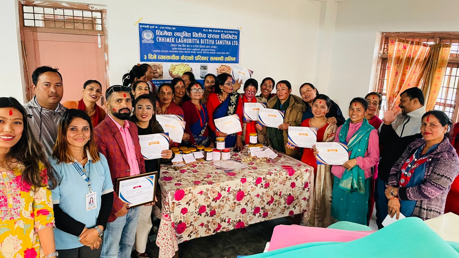 निजगढका महिलाहरुलाई केराको परिकार तयार पार्ने तालिम