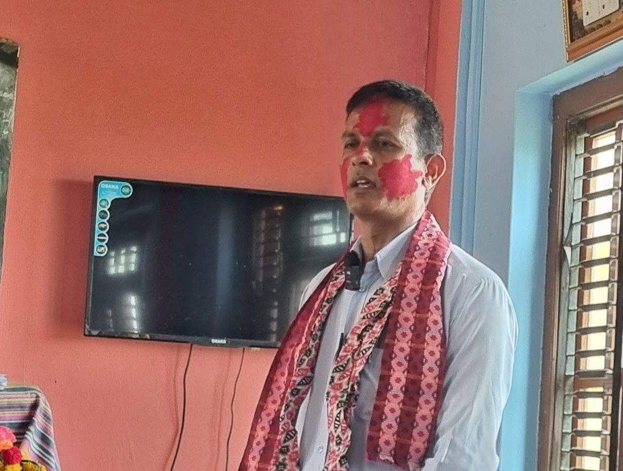 गौरीशंकर मावि निजगढ ६ को प्रअमा राजकुमार सापकोटा नियुक्त